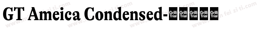 GT Ameica Condensed字体转换